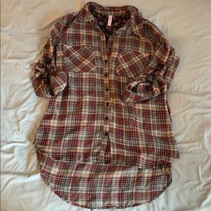 XHILARATION sheer flannel